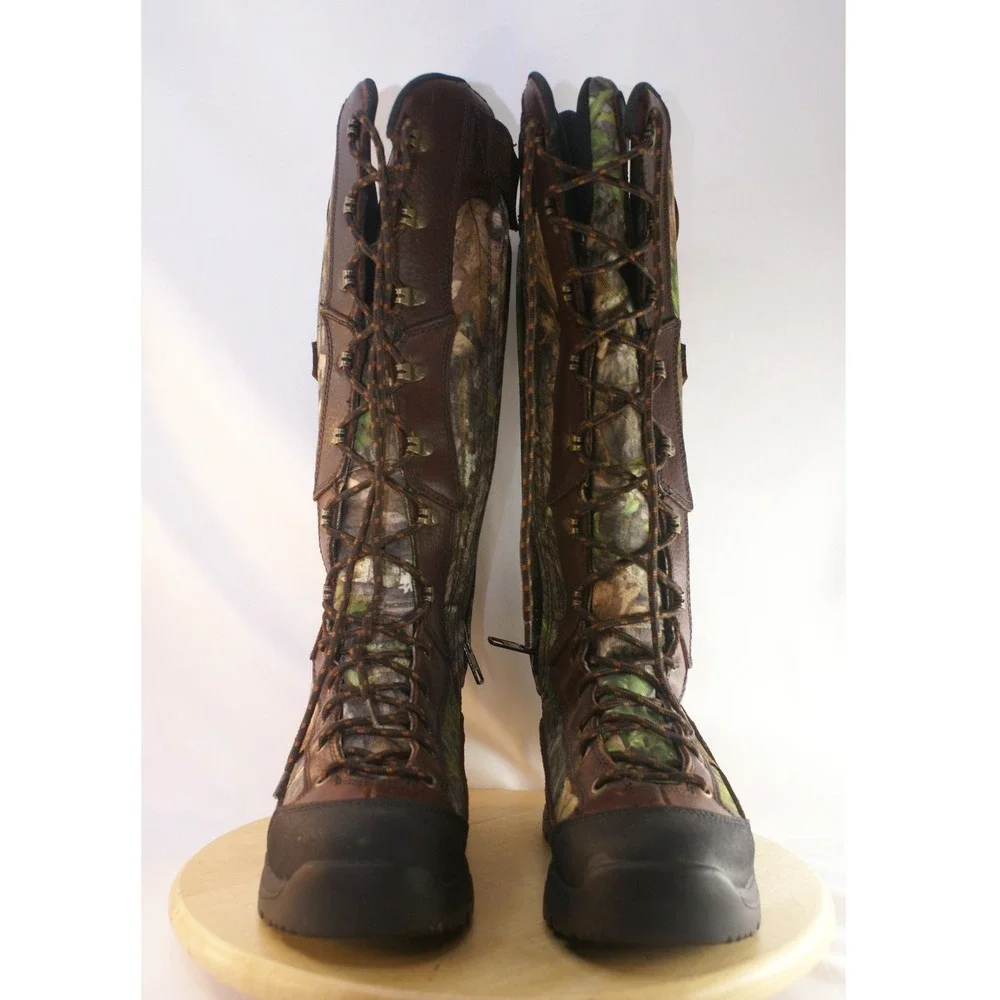 LaCrosse Venom 18 Mens Snake Boots Mossy Oak Camo Waterproof Hunting 425616 6.5